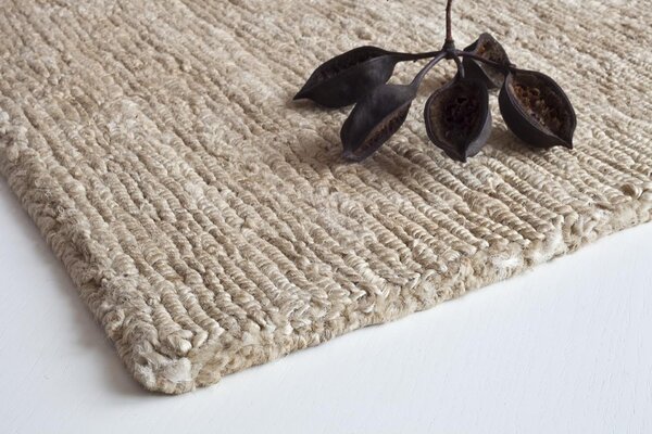 Nanimarquina Jutový koberec Earth, kolekce Natural Barva: Cream (krémová), Rozměr: 170x240 cm