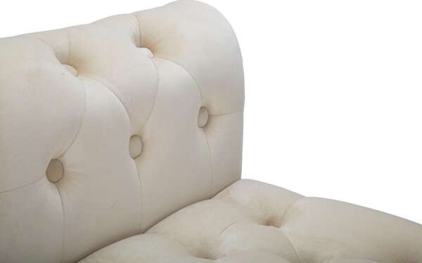 Designová lavice Dandelion 120 cm krémová