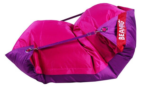 Beanbag Sedací vak 189x140 duo pink - purple