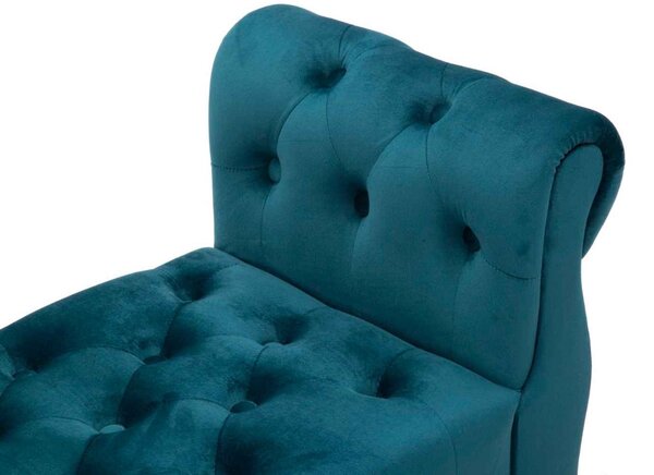 Designová lavice Dandelion 120 cm petrolejová