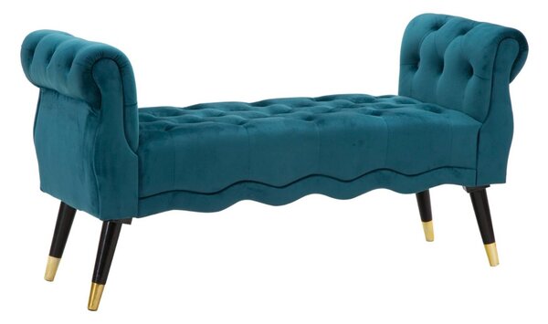 Designová lavice Dandelion 120 cm petrolejová