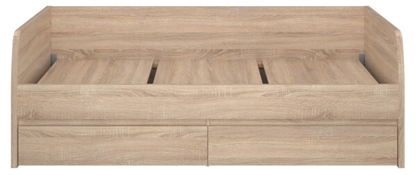 KONDELA Postel 2S, 90x200, dub sonoma, NORTY TYP 28