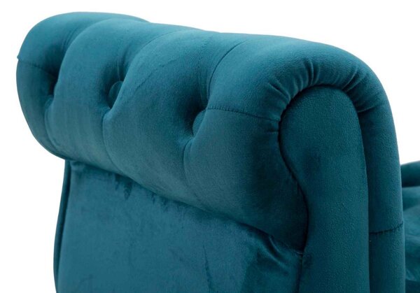 Designová lavice Dandelion 120 cm petrolejová