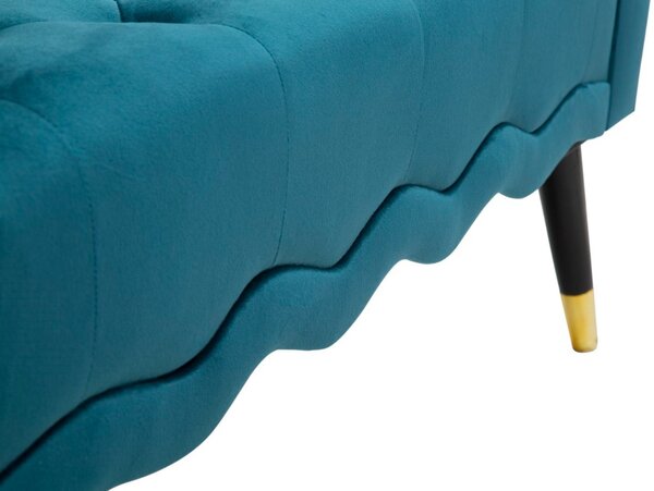 Designová lavice Dandelion 120 cm petrolejová
