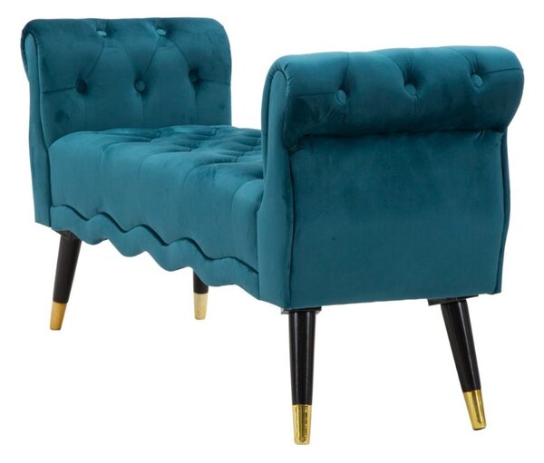 Designová lavice Dandelion 120 cm petrolejová