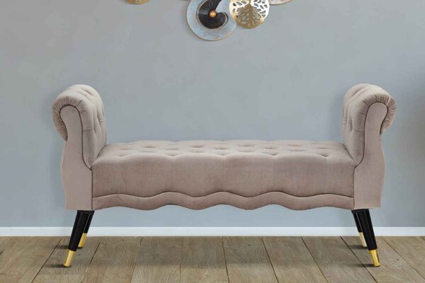 Designová lavice Dandelion 120 cm šedá