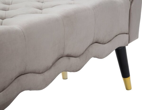 Designová lavice Dandelion 120 cm šedá