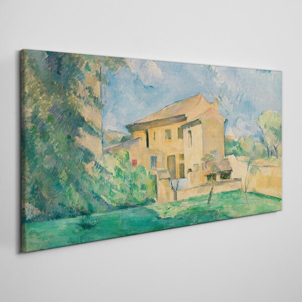 Obraz na plátně Obraz na plátně Abstrakce vesnice budova