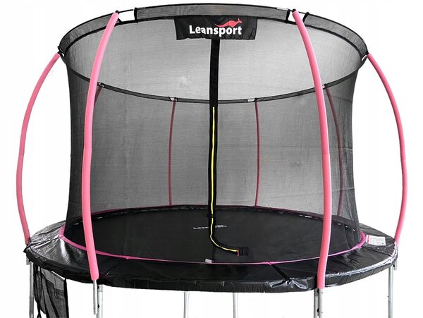 Trampolína LEAN Sport Max 16ft Černo-Růžová