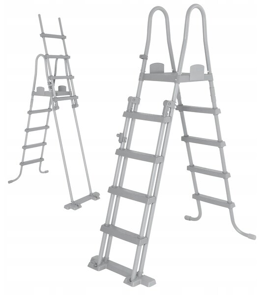 Bestway 4-stupňová bazénová žebřík Flowclear, 132 cm