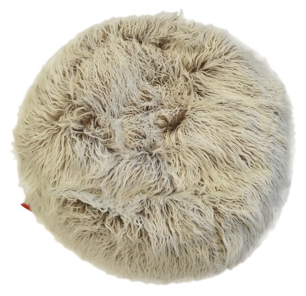 Beanbag Sedací vak Shaggy Multicolor white-brown