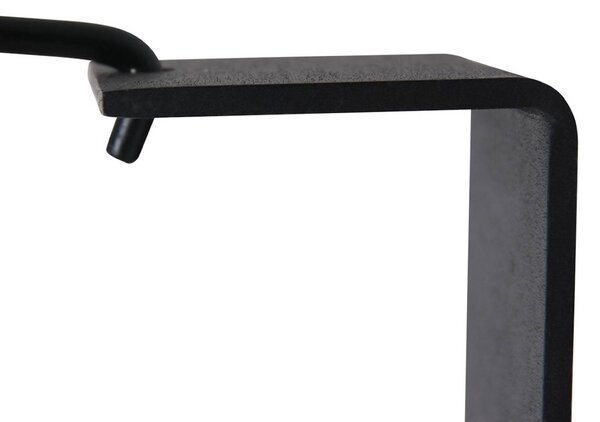 Steinhauer Textilní nástěnné světlo Elegant Classy černá/hnědá, kov/kork, stmívatelný, Černá, Obývací pokoj / jídelna, kov, Moderní