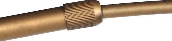Steinhauer Stojací lampa Sparkled Light bronzová/hnědá 240 cm, korek, stmívatelný, Bronz / starožitná mosaz, Obývací pokoj / jídelna, kov, Moderní