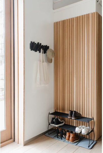 Černý plastový nástěnný věšák Sticks – Umbra