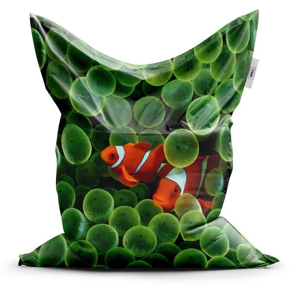 Sablio Sedací vak Classic Klaun očkatý - 150x100 cm