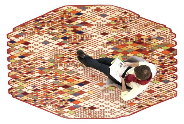 Nanimarquina Vlněný koberec kelim Losanges Barva: Mixed (vícebarevná), Rozměr: 165x245 cm