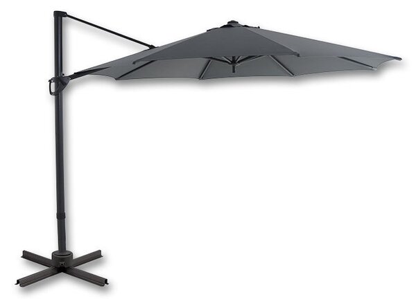 Slunečník Borneo Ø 350cm šedý