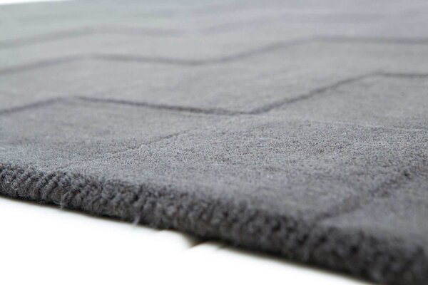 Linie Design Vlněný koberec Luzern Light Grey Rozměr: 140x200 cm