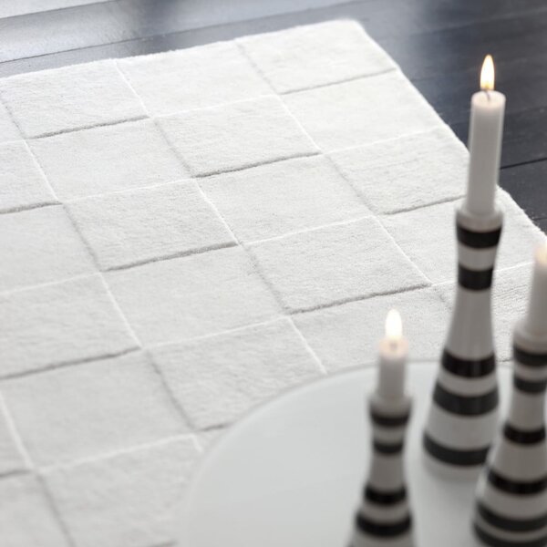 Linie Design Vlněný koberec Luzern White Rozměr: 140x200 cm