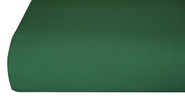 Aaryans Bavlněné prostěradlo - Plachta 140x225 cm tmavě zelená
