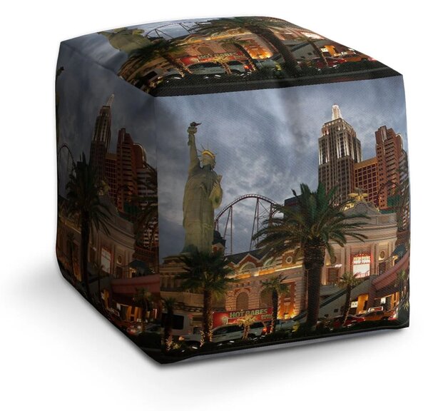 Sablio Taburet Cube Las Vegas 4 - 40x40x40 cm