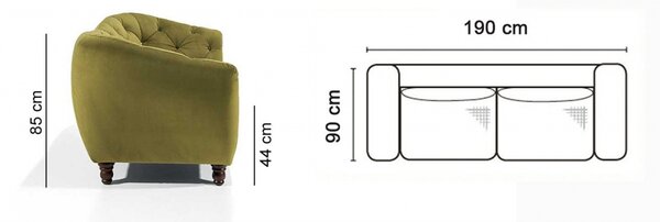 Pohovka Venezia 2M