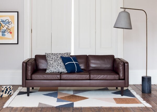 Linie Design Koberec z novozélandské vlny Memo Rust Rozměr: 140x200 cm