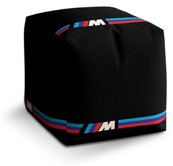 Sablio Taburet Cube MPERFORMANCE pruh - 40x40x40 cm