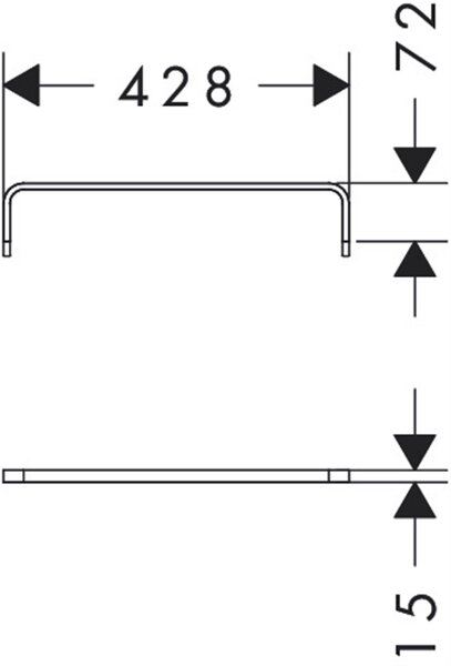 Hansgrohe Xelu Q věšák 54143000