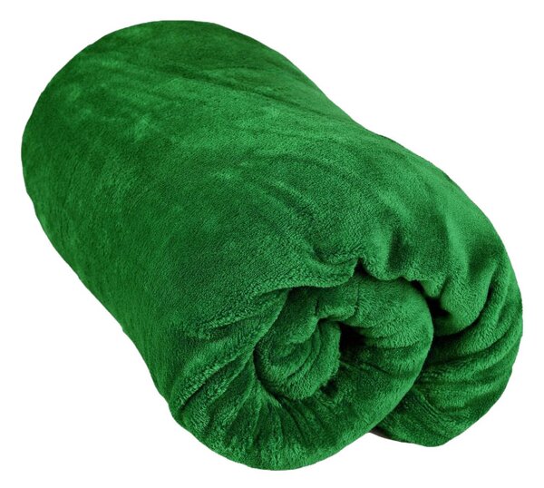 Aaryans deka mikroplyš 150x200 cm tmavě zelená