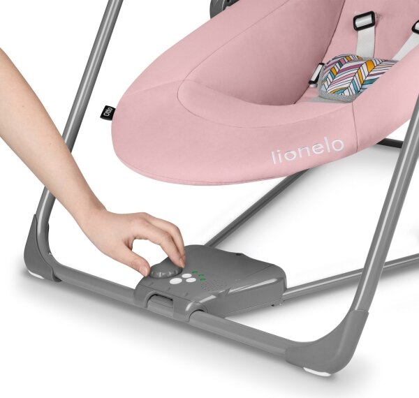 Lionelo - Dětské houpátko OTTO 4xLR14 Pink Baby