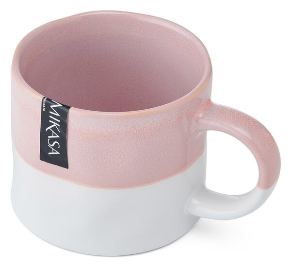 Hrnek Mikasa Ombre 350 ml růžovo bílý MKMUG05