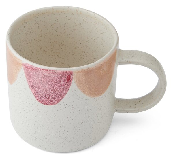 Hrnek Mikasa 390 ml růžovo oranžový vzor MKMUG24