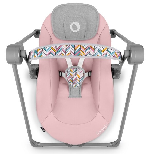Lionelo - Dětské houpátko OTTO 4xLR14 Pink Baby
