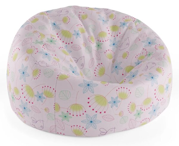 Sablio Sedací vak Cocoon Barevné obrázky - 75 x 45 x 35 cm
