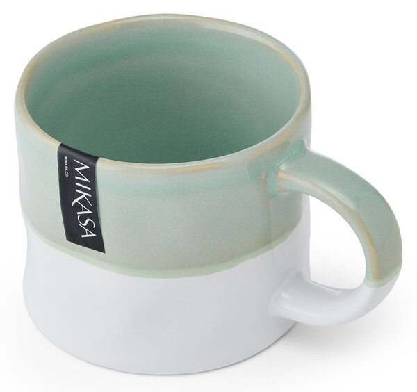 Hrnek Mikasa Ombre 350 ml zeleno bílý MKMUG23
