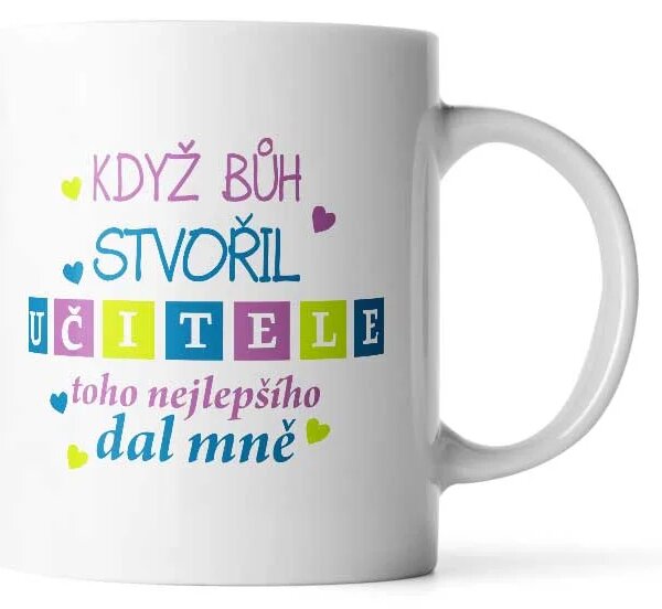 Sablio Hrnek Když Bůh stvořil učitele - 330 ml - standard