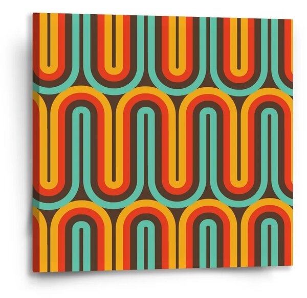 Sablio Obraz Retro vlny - 50x50 cm
