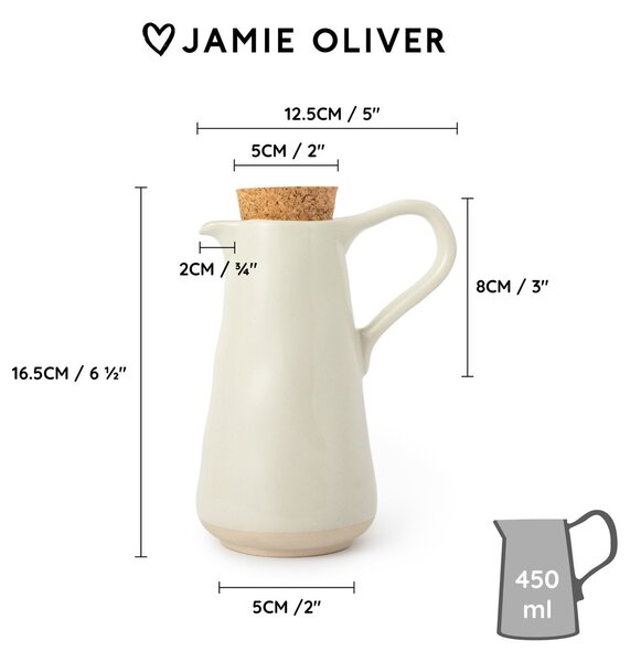 Extra panenský olivový olej Tradizionale 500 ml Gonnelli 1585 + karafa na olej Jamie Oliver 450 ml – set (Itálie)