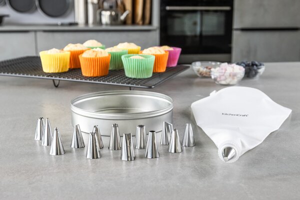 Zdobicí sáček s tryskami KitchenCraft Sweetly Does It, set 16 ks SDIICESET16