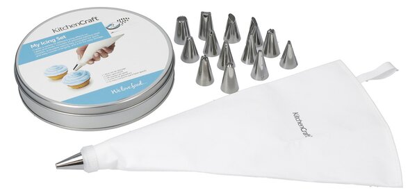 Zdobicí sáček s tryskami KitchenCraft Sweetly Does It, set 16 ks SDIICESET16