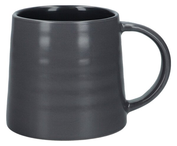 Hrnek Mikasa 440 ml tmavě šedý, kamenina MKSERMUG