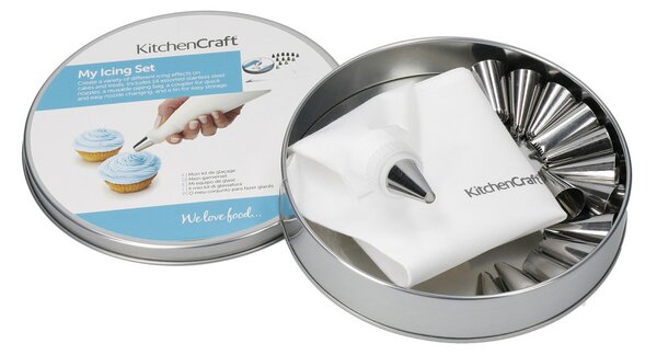 Zdobicí sáček s tryskami KitchenCraft Sweetly Does It, set 16 ks SDIICESET16