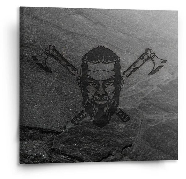 Sablio Obraz Vikingové Stone - 110x110 cm