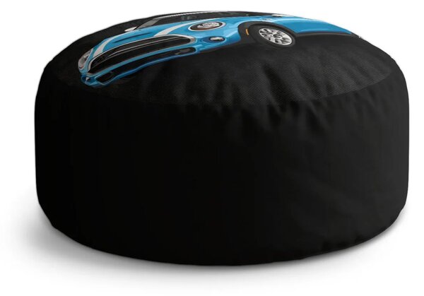 Sablio Taburet Circle Mini sedan Černé pozadí: 38x48 cm