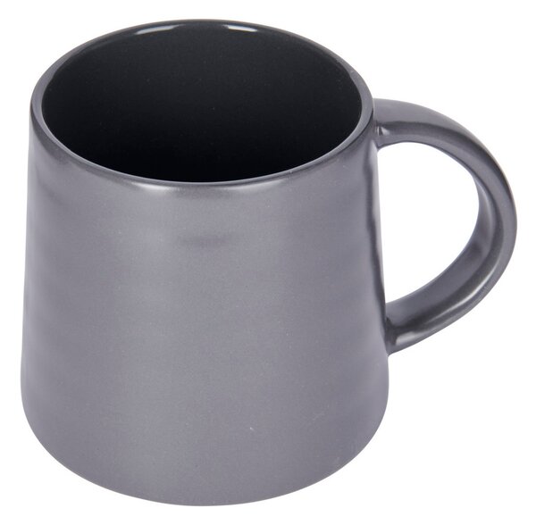 Hrnek Mikasa 440 ml tmavě šedý, kamenina MKSERMUG