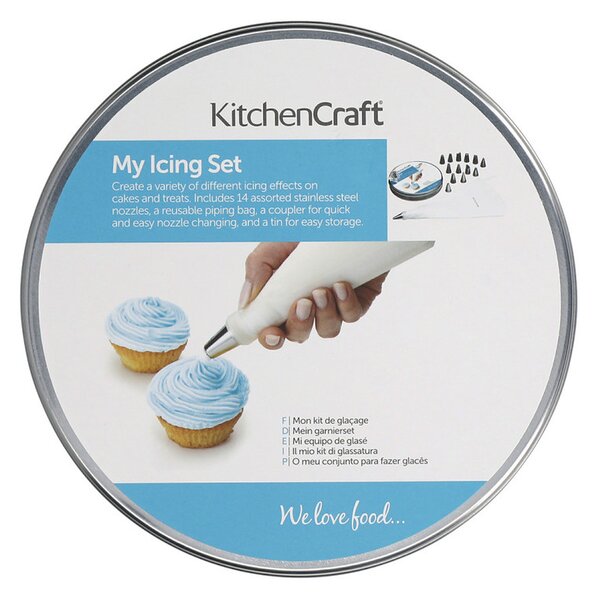 Zdobicí sáček s tryskami KitchenCraft Sweetly Does It, set 16 ks SDIICESET16