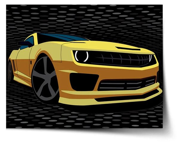 Sablio Plakát Chevrolet Camaro Puntíky - 60x40 cm