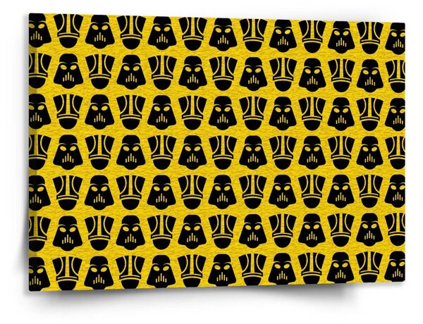 Sablio Obraz Star Wars Stormtroopeři Pattern na žluté - 150x110 cm