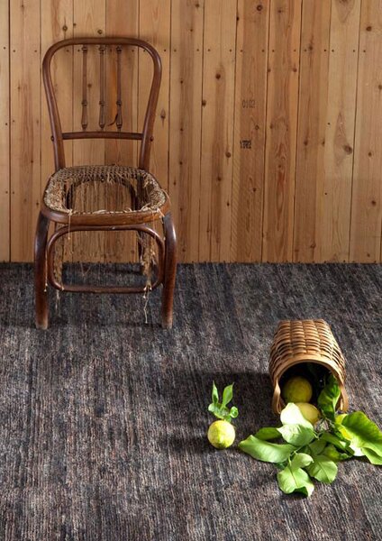 Nanimarquina Jutový koberec Noche, kolekce Natural Rozměr koberce: 170×240 cm, Barevnost: Noche Black